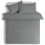 Habitat grey stripe bedding set single, imported from the UK