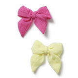Argos Flitzy Pink and Yellow Bow Hair Clip Set- Buy online at McGrocer