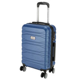 Argos Featherstone 8 Wheel Hard Cabin-Size Suitcase - Navy 33 Litre- Buy online at McGrocer
