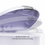 Simplehuman 50 litre lilac pedal bin - British product