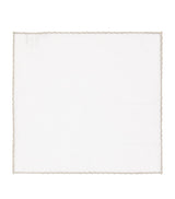 Harrods Eleventy Linen Pocket Square 33cm x 33cm- Buy online at McGrocer