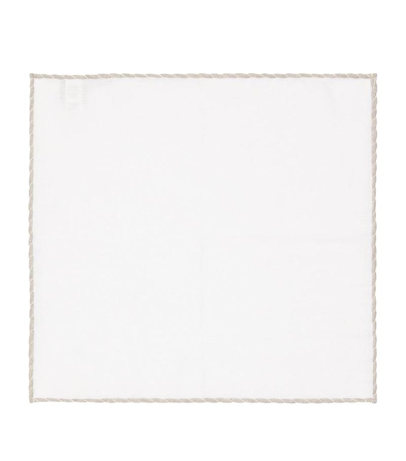 Eleventy linen pocket square 33cm - British product