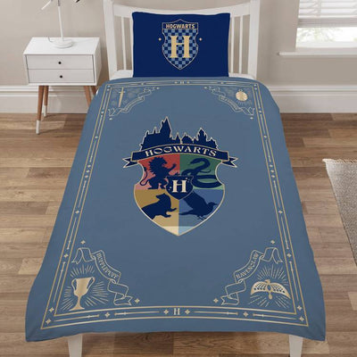 Argos Harry Potter Hogwarts Blue Kids Single Bedding Set- Buy online at McGrocer