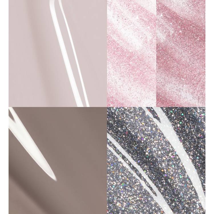 Mylee gel polish quad Main Character Energy in four shades (British brand)