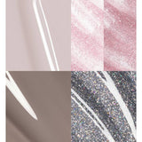 Mylee gel polish quad Main Character Energy in four shades (British brand)