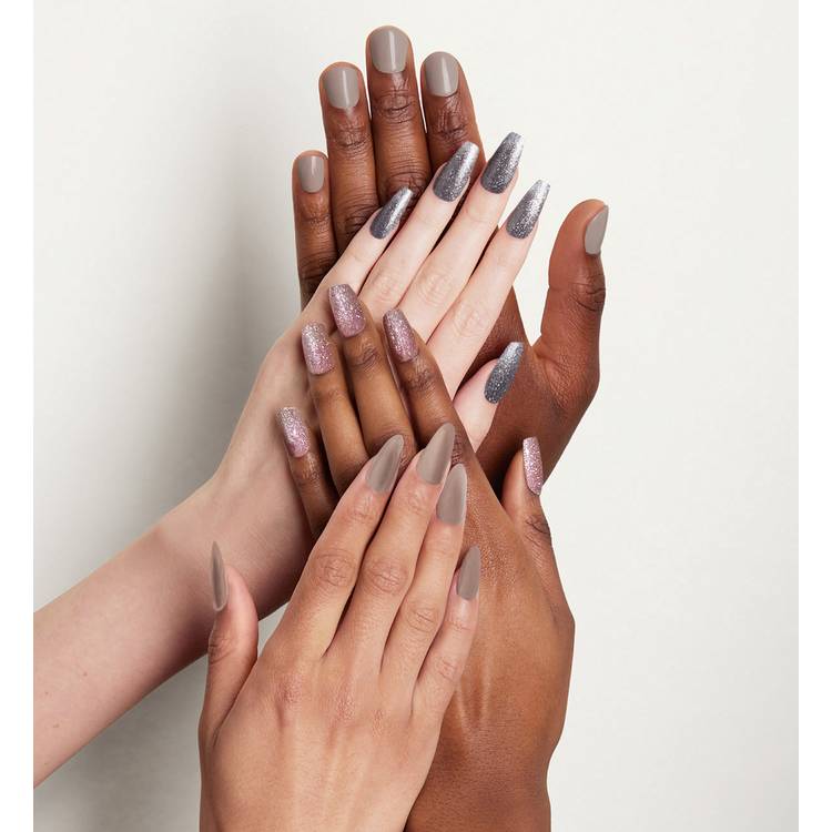 Mylee gel polish quad Main Character Energy in four shades (British brand)