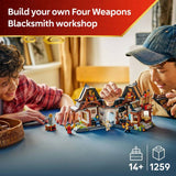 LEGO NINJAGO Four Weapons Blacksmith building set 1259 pieces - British product