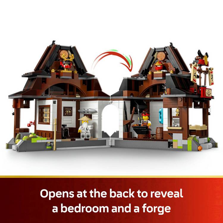 LEGO NINJAGO Four Weapons Blacksmith building set 1259 pieces - British product