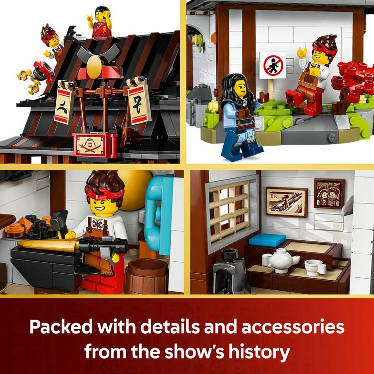 LEGO NINJAGO Four Weapons Blacksmith building set 1259 pieces - British product