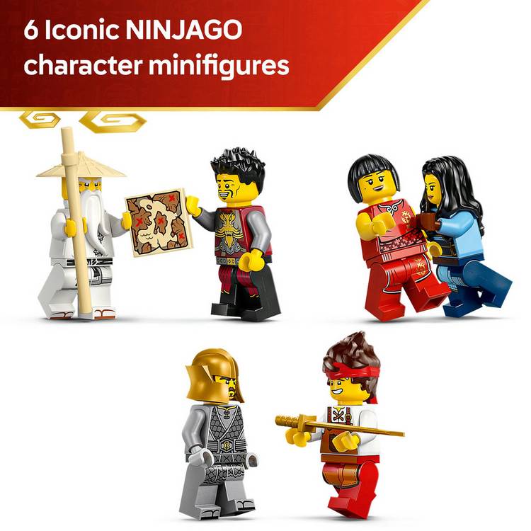 LEGO NINJAGO Four Weapons Blacksmith building set 1259 pieces - British product