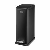 Black+Decker 20 litre pedal bin with soft close lid - British product