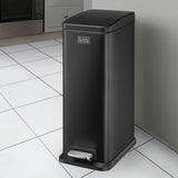 Black+Decker 20 litre pedal bin with soft close lid - British product