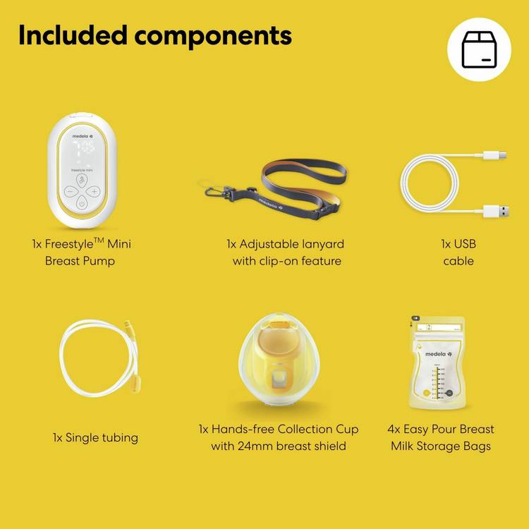 Medela Freestyle Mini hands-free breast pump, UK version