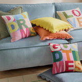 Furn tufted cushion 43x43cm, imported from the UK