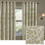 Argos Wylder Grace Leaf Eyelet Curtains - Sage Green - 229x137cm- Buy online at McGrocer