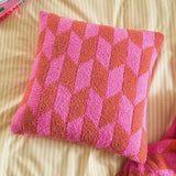 Argos Furn Olsen Geometric Cushion Pink - 45x45cm- Buy online at McGrocer