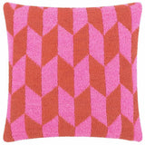 Furn geometric cushion pink 45x45cm (British brand)