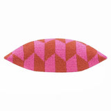 Furn geometric cushion pink 45x45cm (British brand)