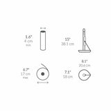 Simplehuman black paper towel holder - British product