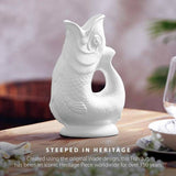 Wade ceramic fish jug white 1.2L - British product