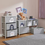 Liberty House Toys Arctic 5 drawer storage unit grey (British brand)
