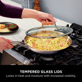 Ninja EverClad 3-piece stainless steel pan set, imported from the UK