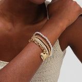 Lipsy heart bracelets pack of 4, UK version