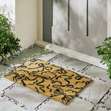 Argos Argos Home Black Bow Coir Doormat 40x60cm- Buy online at McGrocer