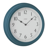 Jones Clocks Venetian blue wall clock 30.5cm, imported from the UK