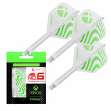 Argos Target x Xbox K-Flex No.6 Medium Integrated Dart Flights - White-Green- Buy online at McGrocer