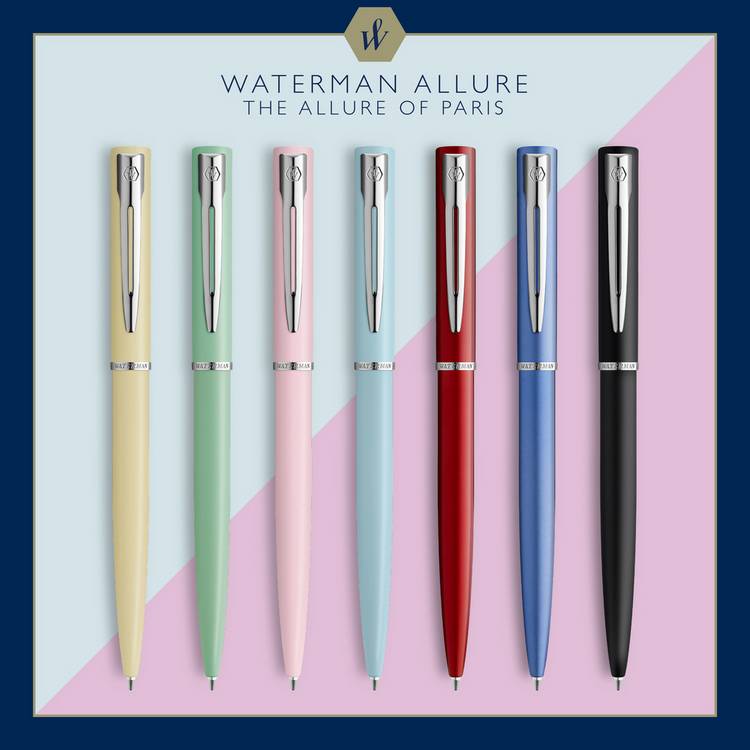 Waterman Graduate ballpoint pen blue lacquer, UK version