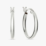 Revere sterling silver 22mm hoop earrings, UK version