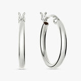 Argos Revere Sterling Silver 22mm Hoop Earrings- Buy online at McGrocer