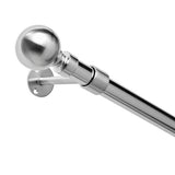 Argos Home stainless steel bay curtain pole 400cm (British brand)