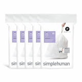 Simplehuman bin liners 60L Code P pack of 100, imported from the UK