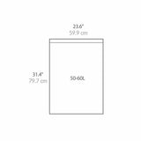 Simplehuman bin liners 60L Code P pack of 100, imported from the UK