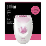 Argos Braun Silkepil 3 Pink Epilator- Buy online at McGrocer