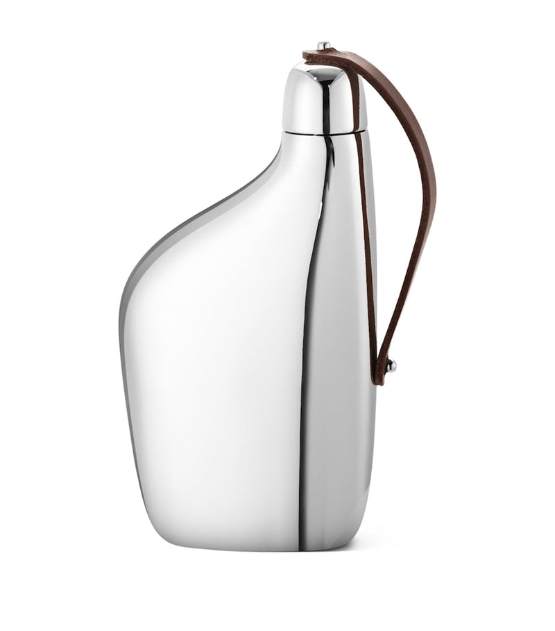 Georg Jensen Sky hip flask, UK version