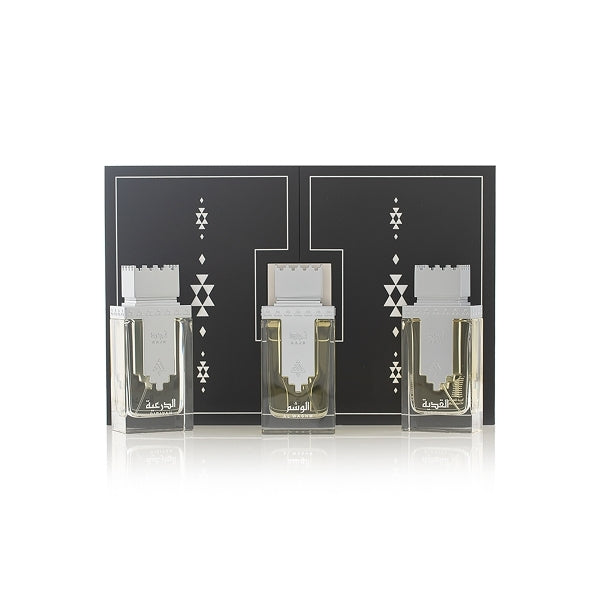 Arabian Oud Najd Collection unisex parfum set 75ml x3 (British brand)