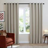 Furn blackout eyelet curtains Natural 117x137cm (British brand)