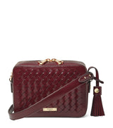 Harrods Aspinal Of London Leather Slot Weave Camera Bag- Buy online at McGrocer