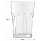 Argos Home set of 8 soda glasses 350ml, imported from the UK