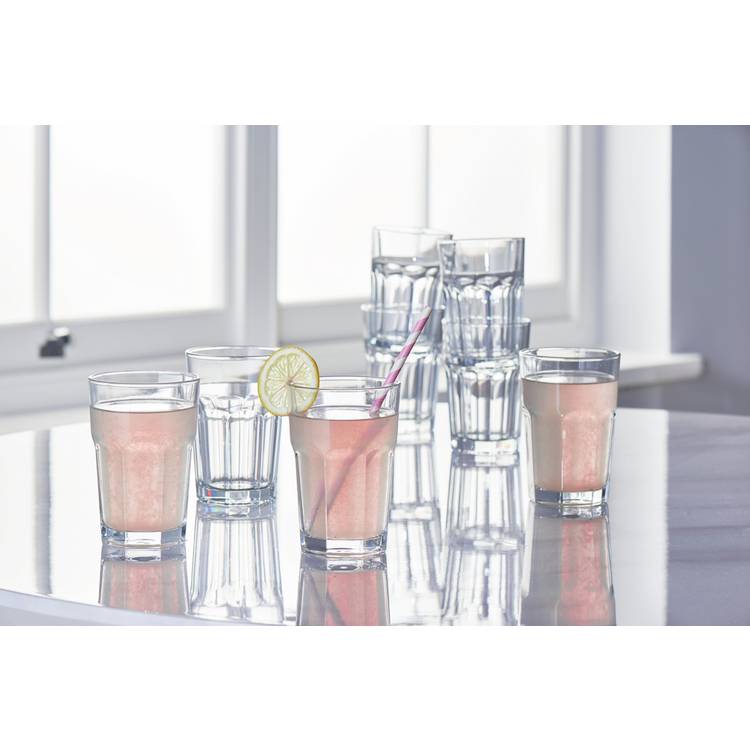 Argos Home set of 8 soda glasses 350ml, imported from the UK