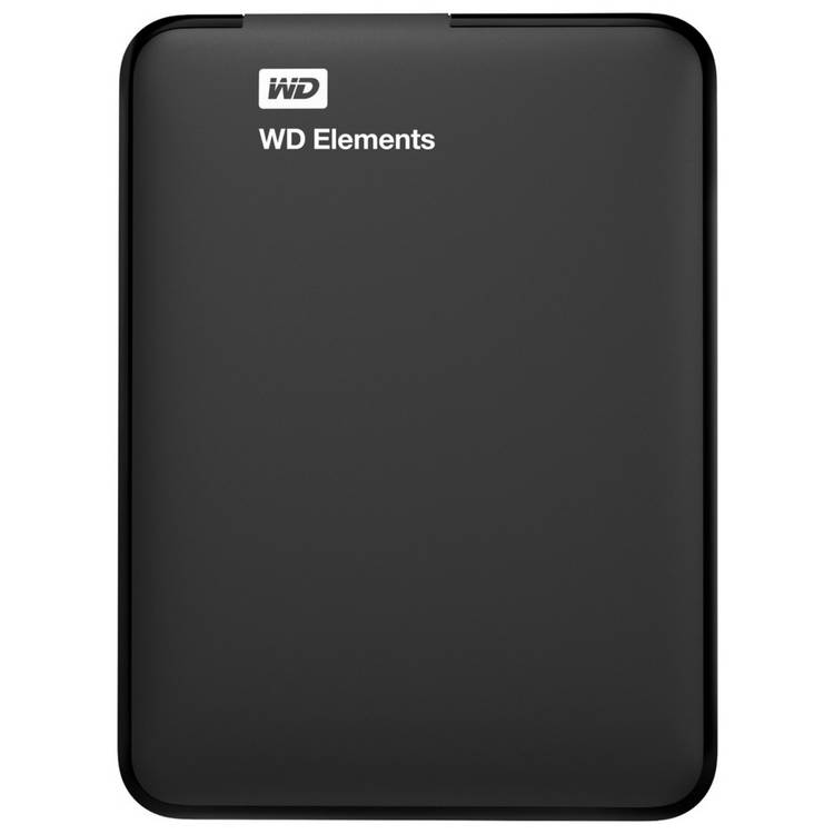 Western Digital Elements portable hard drive 1TB - British product