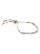Next Ivory & Co Gold Carlisle Pearl Dainty Toggle Bracelet One Size- Buy online at McGrocer