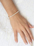 Ivory & Co gold carlisle pearl dainty toggle bracelet one size, UK version