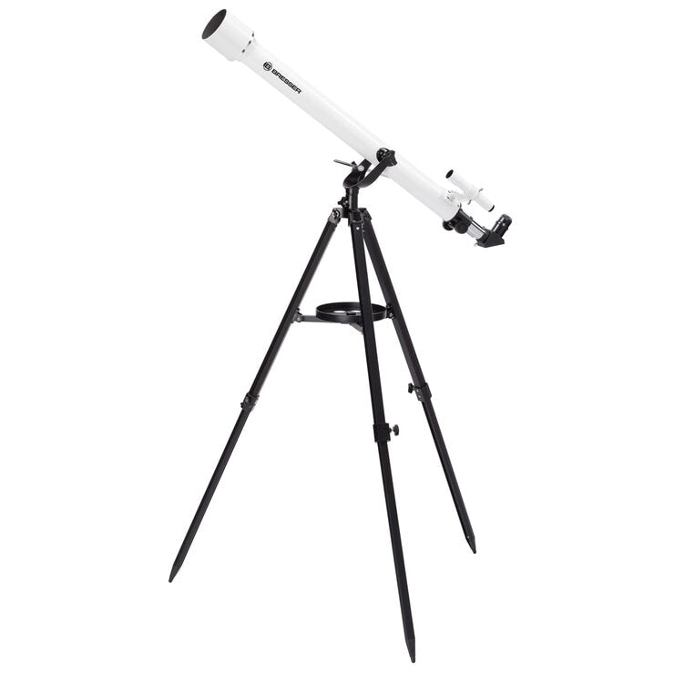 Bresser Classic refractor telescope with tripod and smartphone adapter (British brand)