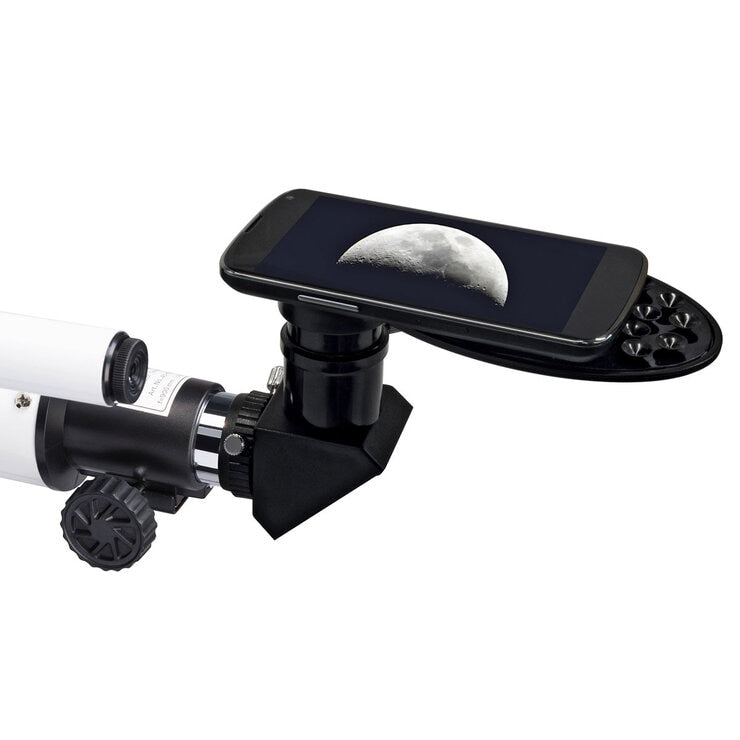 Bresser Classic refractor telescope with tripod and smartphone adapter (British brand)