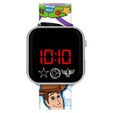 Toy Story kids LED watch Buzz and Woody silicone strap (British brand)