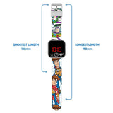 Toy Story kids LED watch Buzz and Woody silicone strap (British brand)